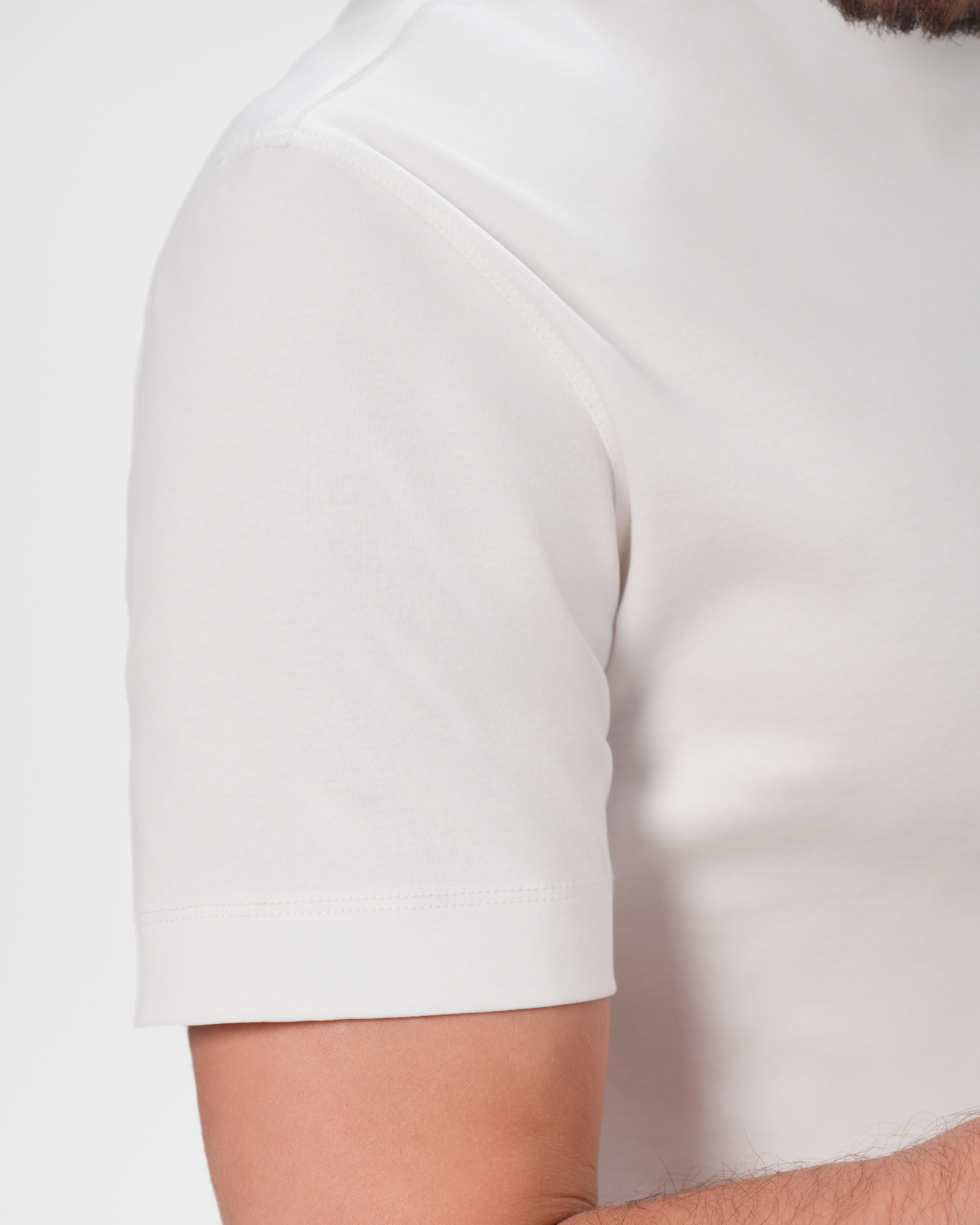 TechTee - مجموعة تي شيرت Quantum White (عبوة من 3 قطع)